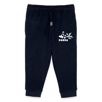 Panda Cute China Bär Tier Spruch Geschenkidee - Kinder Organic Jogginghose Mini Mover von Stanley/Stella - Navy - Vorne
