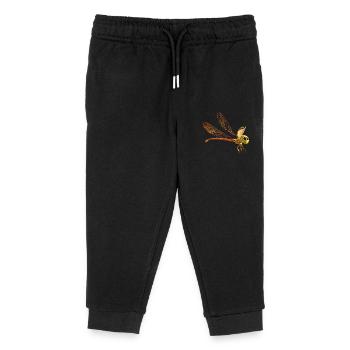 Libelle Dragonfly Bunte Flügel Süße Libellen - Kinder Organic Jogginghose Mini Mover von Stanley/Stella - Schwarz - Vorne