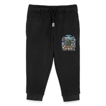Forest Dweller, Wilderness, Fantasy, Mythical Creature, Nature, Child - Kids Organic Sweatpants by Stanley/Stella - black - Front