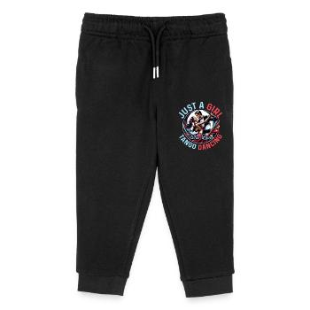 Just A Girl Who Love Tango Dancing Tango Dance Lat - Kids Organic Sweatpants by Stanley/Stella - black - Front
