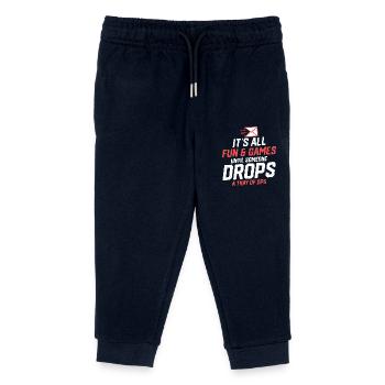 It's All Fun & Games Mail Postal Worker - Kinder Organic Jogginghose Mini Mover von Stanley/Stella - Navy - Vorne