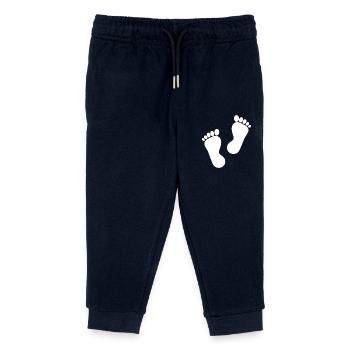 Foot Feet Foot Care Podiatry Gift Gift Idea - Kids Organic Sweatpants by Stanley/Stella - navy - Front