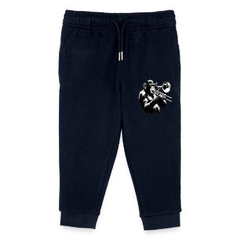 Monkey Orchestra Trombone - Pantalon de jogging enfant bio Stanley/Stella - marine - Devant