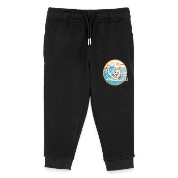 Honolulu Hawaii USA Geschenk Geschenkidee - Kinder Organic Jogginghose Mini Mover von Stanley/Stella - Schwarz - Vorne