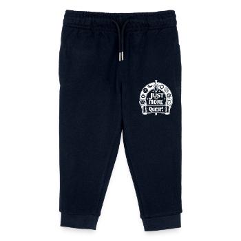 Nur noch eine Quest - Kinder Organic Jogginghose Mini Mover von Stanley/Stella - Navy - Vorne