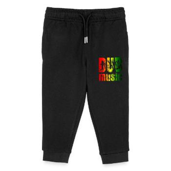 DUB - Pantalon de jogging enfant bio Stanley/Stella - noir - Devant