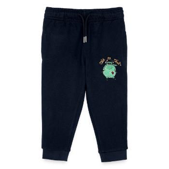 Wolly Sheepling Halloween Monster - Kids Organic Sweatpants by Stanley/Stella - navy - Front