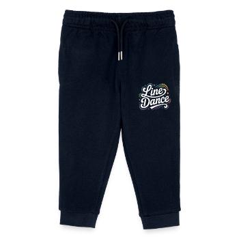 La danse en ligne : mon hobby - ma passion - mon truc - Pantalon de jogging enfant bio Stanley/Stella - marine - Devant