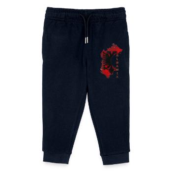 Albania - Pantalon de jogging enfant bio Stanley/Stella - marine - Devant