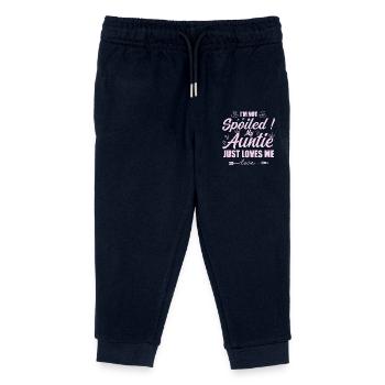 Im Not Spoiled My Auntie Just Loves Me a Team Kids - Pantalon de jogging enfant bio Stanley/Stella - marine - Devant