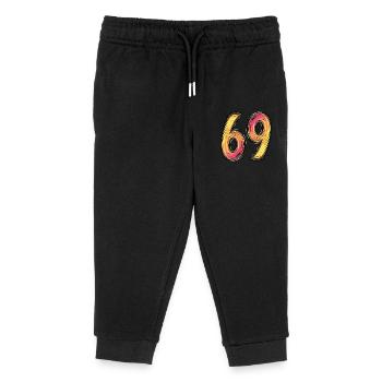 69 Number Comic - Kids Organic Sweatpants by Stanley/Stella - black - Front