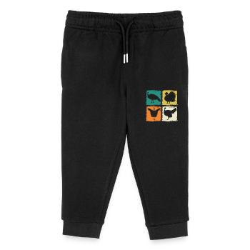 Poulets Coq Dinde - Pantalon de jogging enfant bio Stanley/Stella - noir - Devant