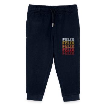 Felix - Pantalon de jogging enfant bio Stanley/Stella - marine - Devant