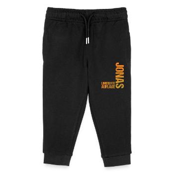 Jonas - Kinder Organic Jogginghose Mini Mover von Stanley/Stella - Schwarz - Vorne