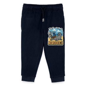 Norddeich - Kinder Organic Jogginghose Mini Mover von Stanley/Stella - Navy - Vorne