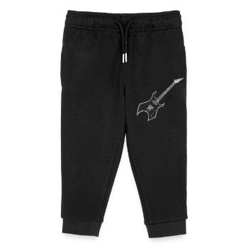 Heavy Metal Guitar – Steel Strings - Kids Organic Sweatpants by Stanley/Stella - black - Front