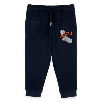 Coole Socke - lustiges Motivationsdesign - Kinder Organic Jogginghose Mini Mover von Stanley/Stella - Navy - Vorne