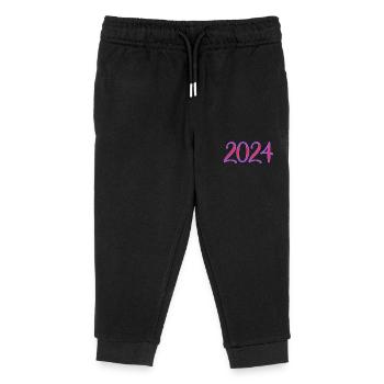 2024 - Kids Organic Sweatpants by Stanley/Stella - black - Front