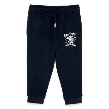 Danse en ligne Souris Drôle Souris Danse en ligne - Pantalon de jogging enfant bio Stanley/Stella - marine - Devant