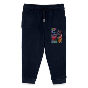 Voitures de course #racing #sport - Pantalon de jogging enfant bio Stanley/Stella - marine - Devant