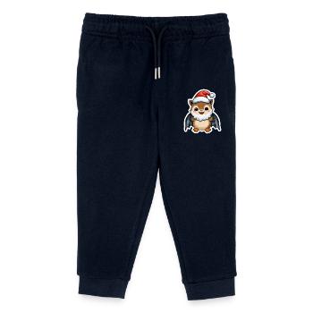Noël de chauve-souris - Pantalon de jogging enfant bio Stanley/Stella - marine - Devant