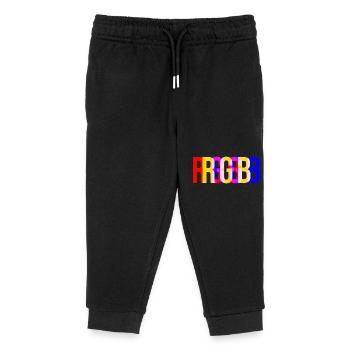 RGB color space - Kids Organic Sweatpants by Stanley/Stella - black - Front
