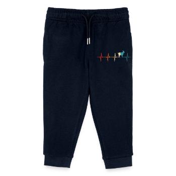 Ziegen Herzschlag T Shirt Lustiges Ziege - Kinder Organic Jogginghose Mini Mover von Stanley/Stella - Navy - Vorne