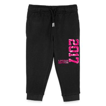 9E ANNIVERSAIRE ÉDITION LIMITÉE 2017 - Pantalon de jogging enfant bio Stanley/Stella - noir - Devant