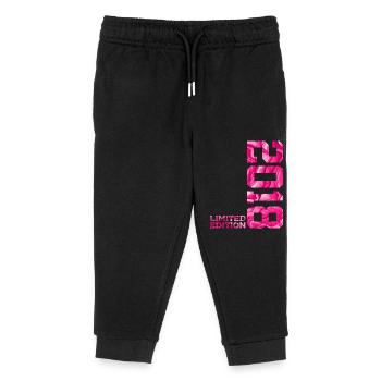 PINK 8E ANNIVERSAIRE ÉDITION LIMITÉE 2018 - Pantalon de jogging enfant bio Stanley/Stella - noir - Devant