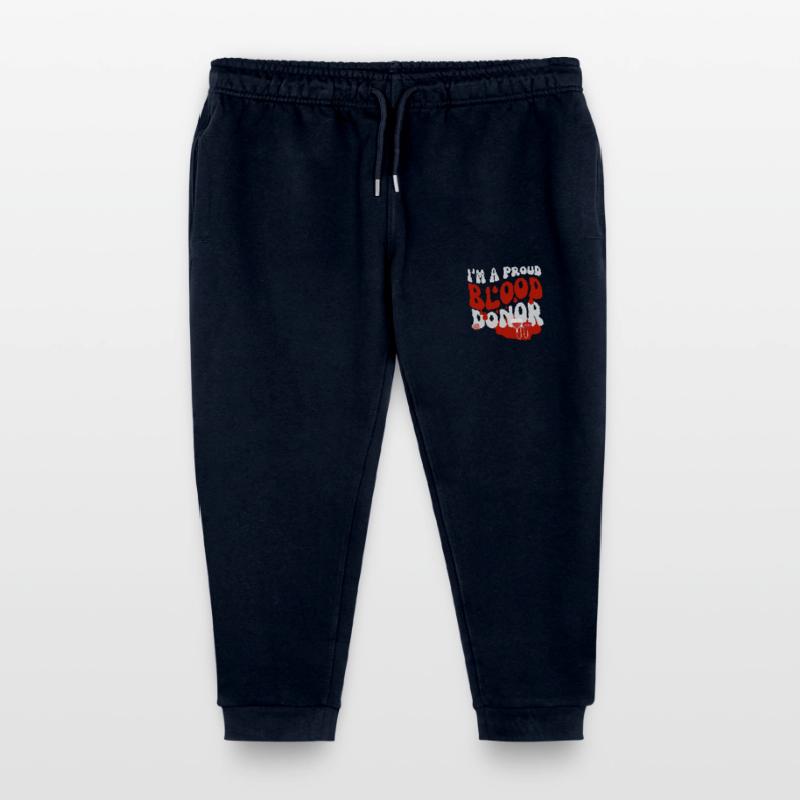 Design des Blutspendermonats Ich bin ein stolzer Blutspender Kinder Organic Jogginghose Mini Mover von Stanley/Stella