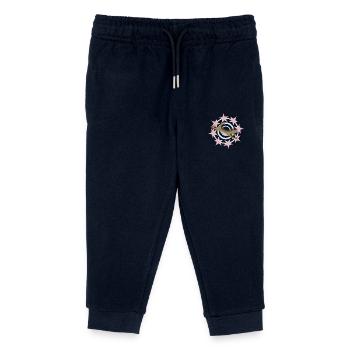 Emmana avec des étoiles roses - Pantalon de jogging enfant bio Stanley/Stella - marine - Devant