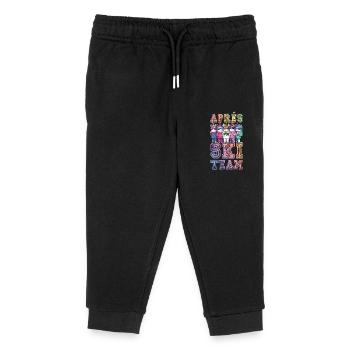 Après Ski Team Unicorn Party - Kids Organic Sweatpants by Stanley/Stella - black - Front