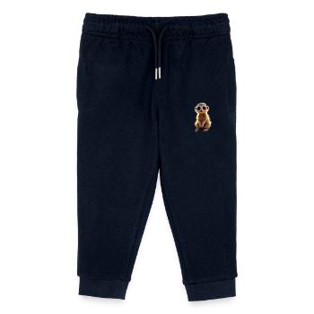 Suricates, Amoureux Des Animaux, Doux, Surikate, Mangouste - Pantalon de jogging enfant bio Stanley/Stella - marine - Devant