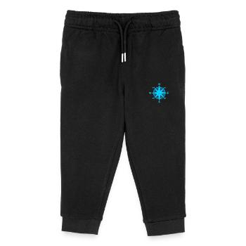 Rose des vents, maritime compas, marin, marin - Pantalon de jogging enfant bio Stanley/Stella - noir - Devant