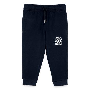 Stay Spooky lustiges Halloween Design - Kinder Organic Jogginghose Mini Mover von Stanley/Stella - Navy - Vorne
