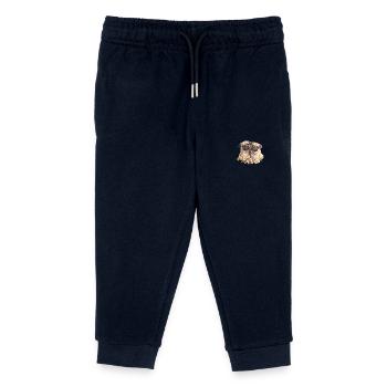 Mopspaar Mops - Kinder Organic Jogginghose Mini Mover von Stanley/Stella - Navy - Vorne