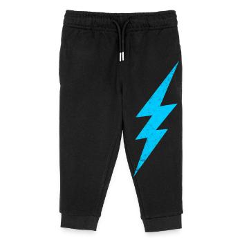 Lightning Energy Design - Kids Organic Sweatpants by Stanley/Stella - black - Front