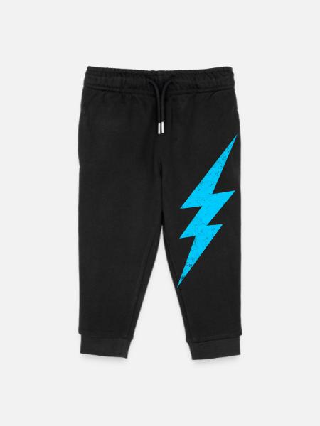 Conception de l’énergie de la foudre - Pantalon de jogging enfant bio Stanley/Stella - noir