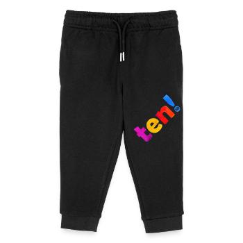 DIX 10 ANS 10E ANNIVERSAIRE - Pantalon de jogging enfant bio Stanley/Stella - noir - Devant
