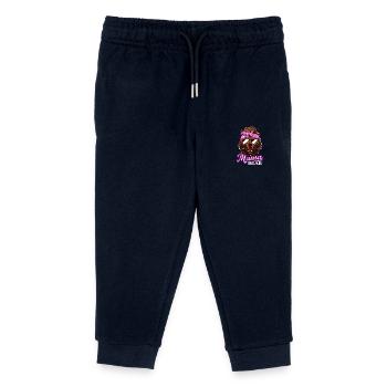 Mama Bear - Sunglasses - Kids Organic Sweatpants by Stanley/Stella - navy - Front