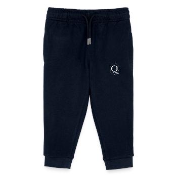 Letter Q - Kids Organic Sweatpants by Stanley/Stella - navy - Front