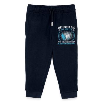Ruhestand Angeln Ruhestand Abschiedsgeschenk - Kinder Organic Jogginghose Mini Mover von Stanley/Stella - Navy - Vorne
