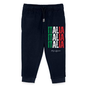 Flag of Italy, Italian pride - Kids Organic Sweatpants by Stanley/Stella - navy - Front