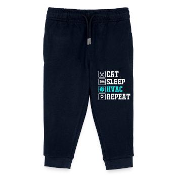 Technician Air Conditioning Technician Refrigeration Technician Heating - Kids Organic Sweatpants by Stanley/Stella - navy - Front