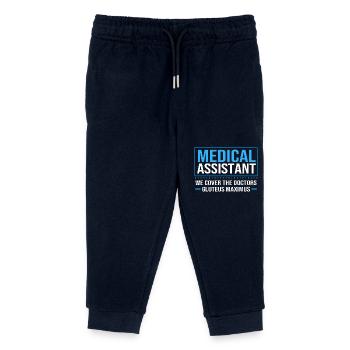 Medical Physician MFA - Kids Organic Sweatpants by Stanley/Stella - navy - Front