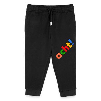 ACHT 8 JAHRE 8. GEBURTSTAG - Kinder Organic Jogginghose Mini Mover von Stanley/Stella - Schwarz - Vorne