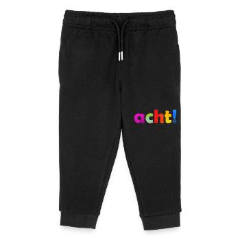 ACHT 8 JAHRE JUNGE 8. GEBURTSTAG - Kinder Organic Jogginghose Mini Mover von Stanley/Stella - Schwarz - Vorne