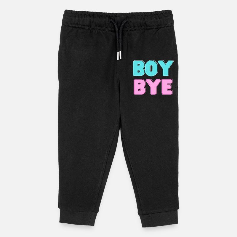 boy bye - Kinder Organic Jogginghose Mini Mover von Stanley/Stella - Schwarz