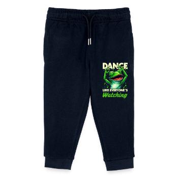 Karneval Frosch Kostüm Tanzen Tänzer Disco Lustig - Kinder Organic Jogginghose Mini Mover von Stanley/Stella - Navy - Vorne