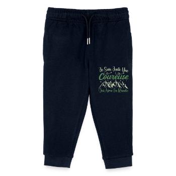 Coureuse aventurier passionnée de Randonnée cadeau - Pantalon de jogging enfant bio Stanley/Stella - marine - Devant
